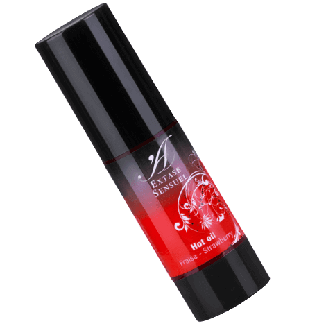 EXTASE SENSUAL - ERDBEER WRMESTIMULIERENDES ÖL 30 ML - INTIM SPACE Online Sexshop