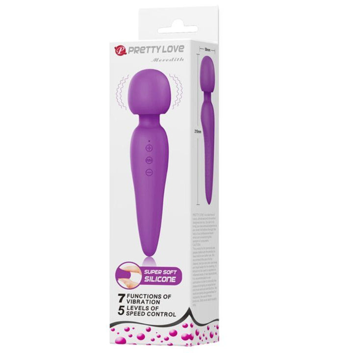 PRETTY LOVE - MEREDITH MASSAGER 12 VIBRATIONSMODI - INTIM SPACE Online Sexshop