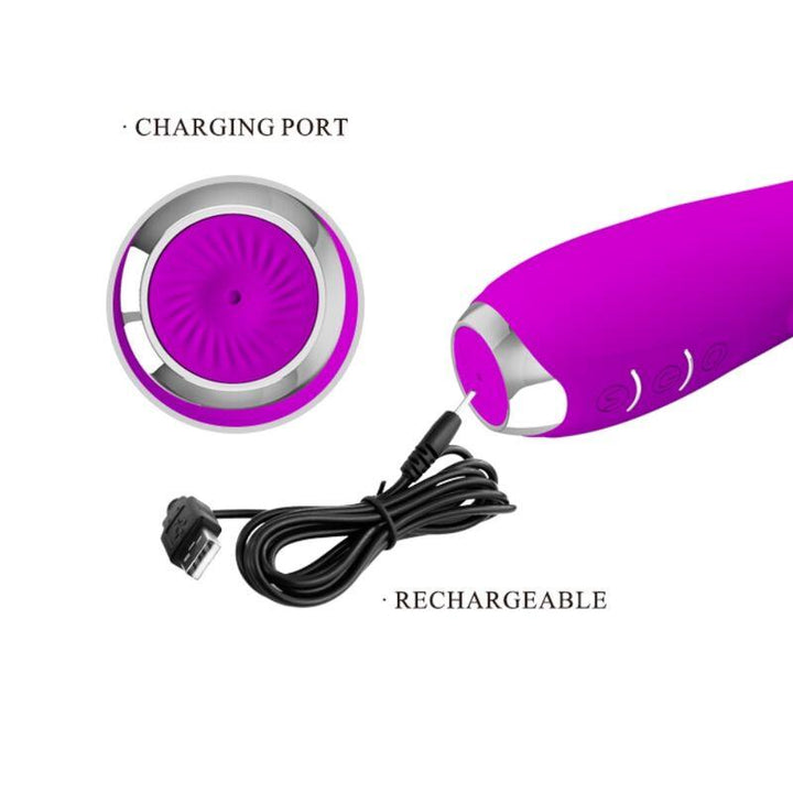 PRETTY LOVE - MOLLY VIBRATOR MIT WIEDERAUFLADBARER ROTATION - INTIM SPACE Online Sexshop