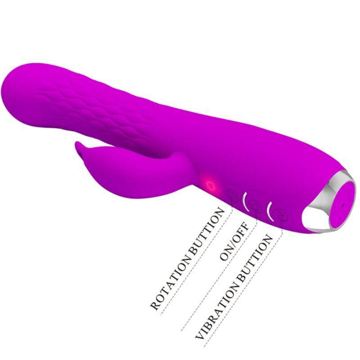 PRETTY LOVE - MOLLY VIBRATOR MIT WIEDERAUFLADBARER ROTATION - INTIM SPACE Online Sexshop