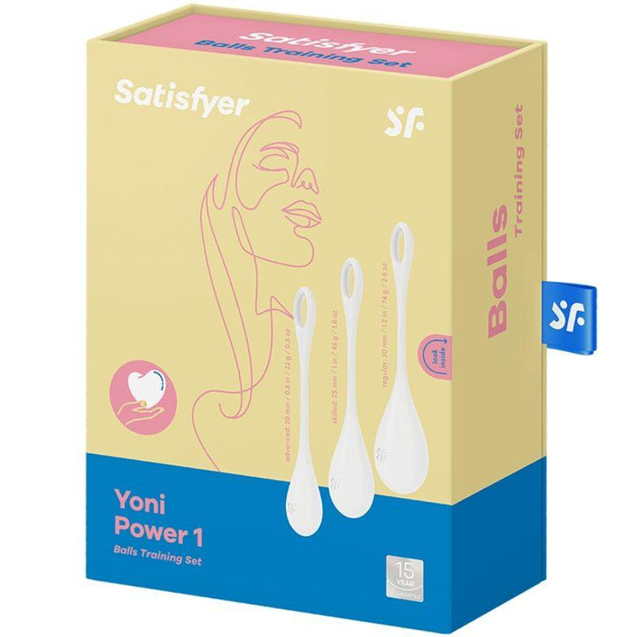 SATISFYER - YONI POWER - TRAININGSSET WEISS - INTIM SPACE Online Sexshop