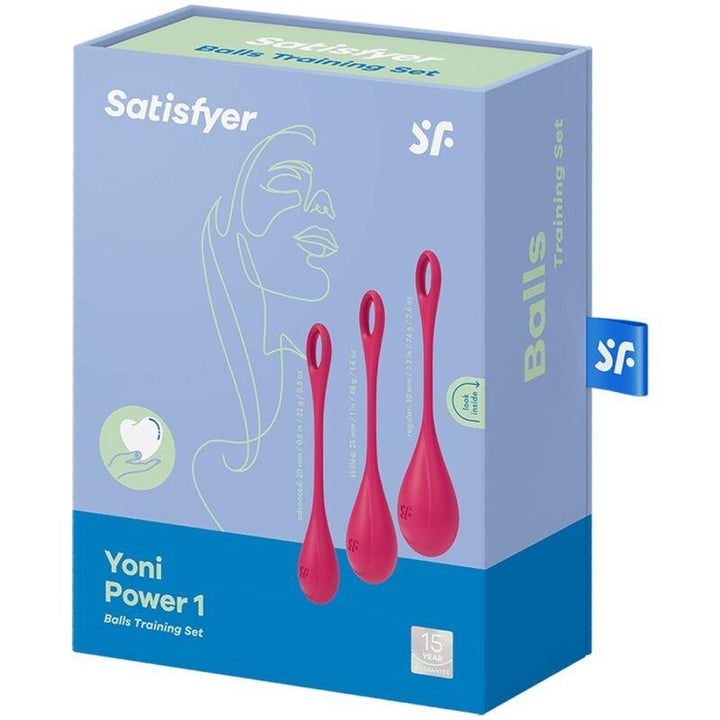 SATISFYER - YONI POWER - TRAININGSSET ROT - INTIM SPACE Online Sexshop