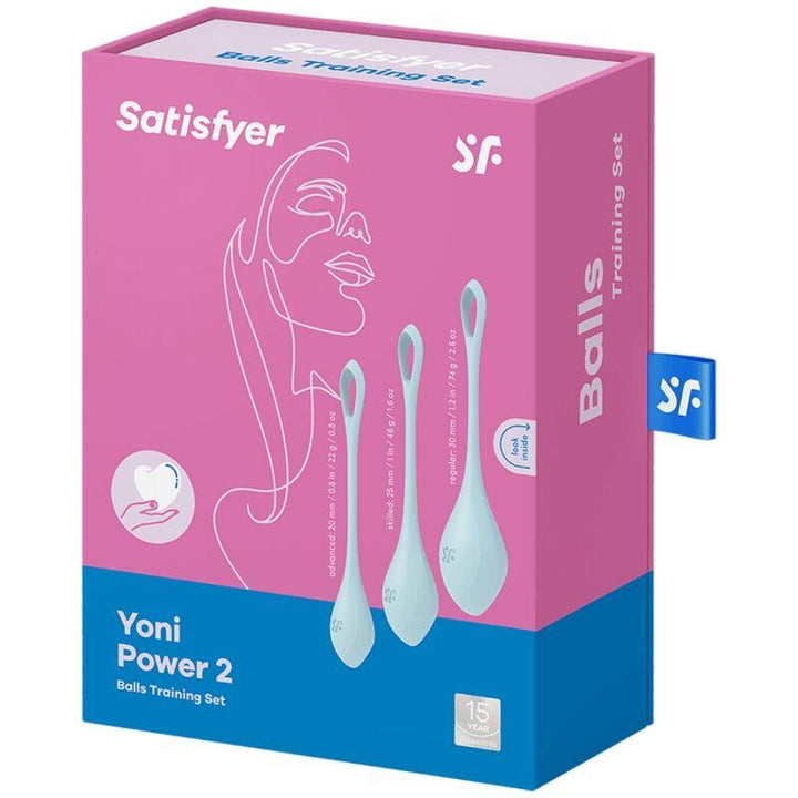 SATISFYER - YONI POWER - TRAININGSSET BLAU - INTIM SPACE Online Sexshop