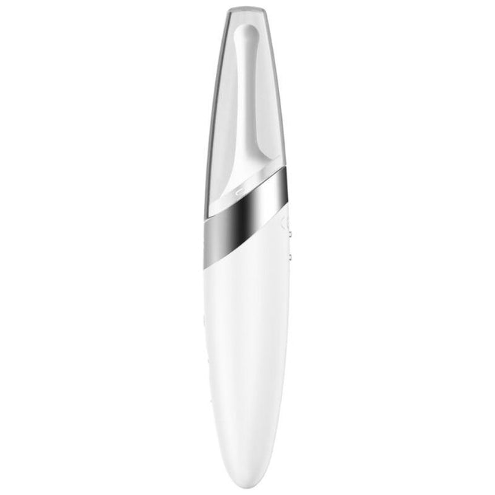 SATISFYER - TWIRLING DELIGHT CLIT TIP VIBRATOR WEISS - INTIM SPACE Online Sexshop