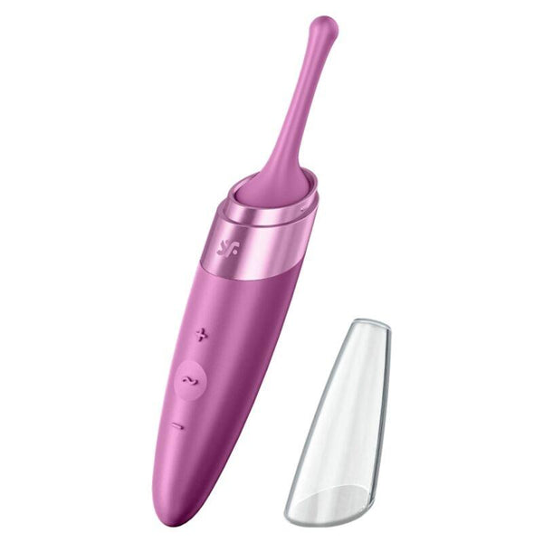 SATISFYER - TWIRLING DELIGHT CLIT TIP VIBRATOR LILA - INTIM SPACE Online Sexshop