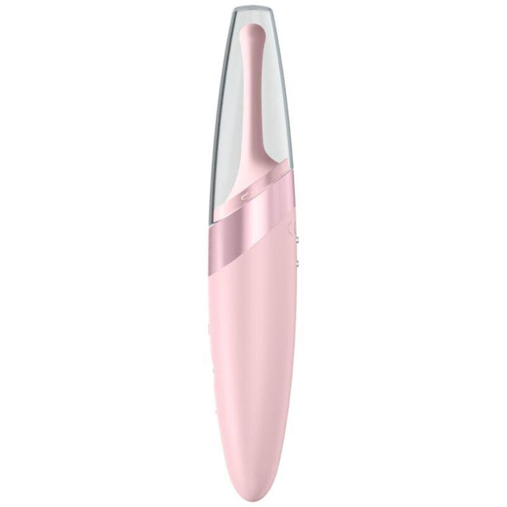 SATISFYER - TWIRLING DELIGHT CLIT TIP VIBRATOR ROSA - INTIM SPACE Online Sexshop