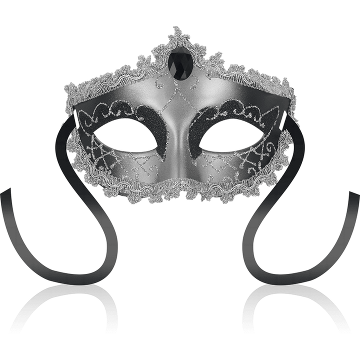 OHMAMA - MASKEN SCHWARZE DIAMONDGRAU MASKE - INTIM SPACE Online Sexshop