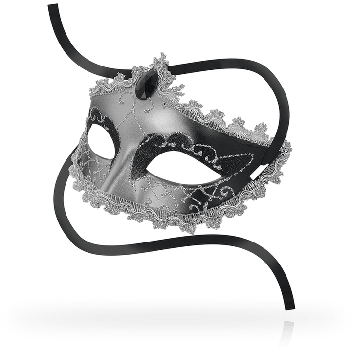 OHMAMA - MASKEN SCHWARZE DIAMONDGRAU MASKE - INTIM SPACE Online Sexshop