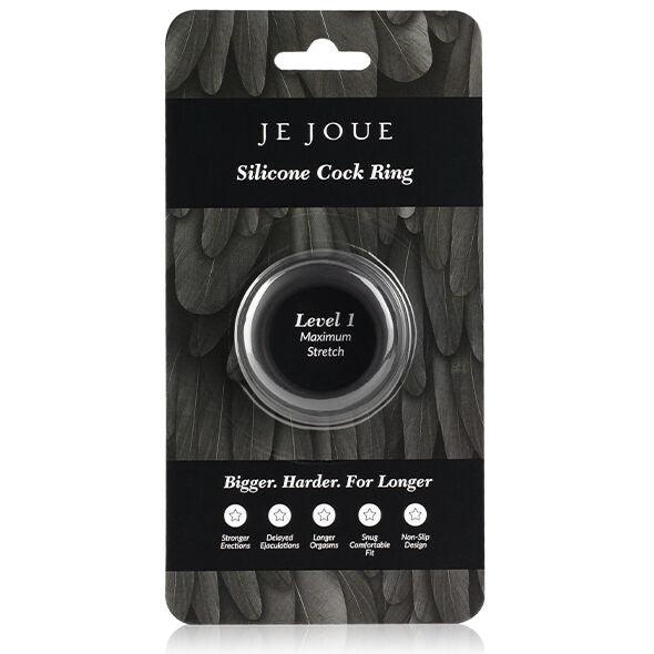 JE JOUE - MAXIMALER STRETCH-COCKRING AUS SILIKON - SCHWARZ - INTIM SPACE Online Sexshop