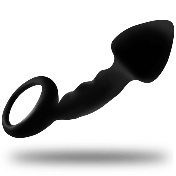 OHMAMA - GERIPPTER ANALPLUG MIT RING - INTIM SPACE Online Sexshop