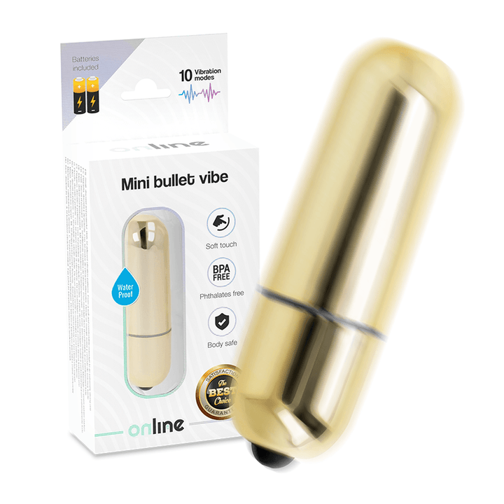 ONLINE - MINI GOLDENE VIBRATIONSKUGEL - INTIM SPACE Online Sexshop