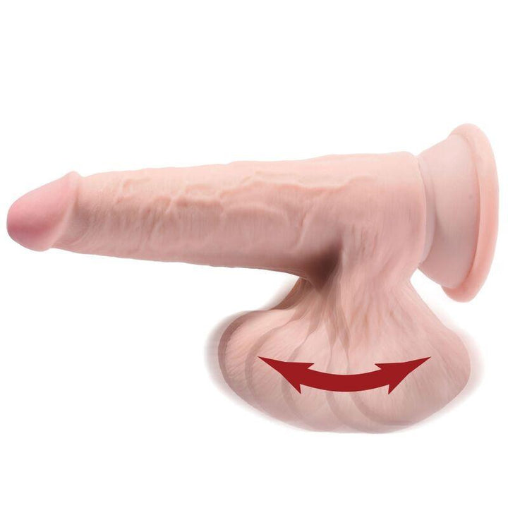 KING COCK - PLUS 3D DILDO SWINGING BALLS 12.7 CM - INTIM SPACE Online Sexshop