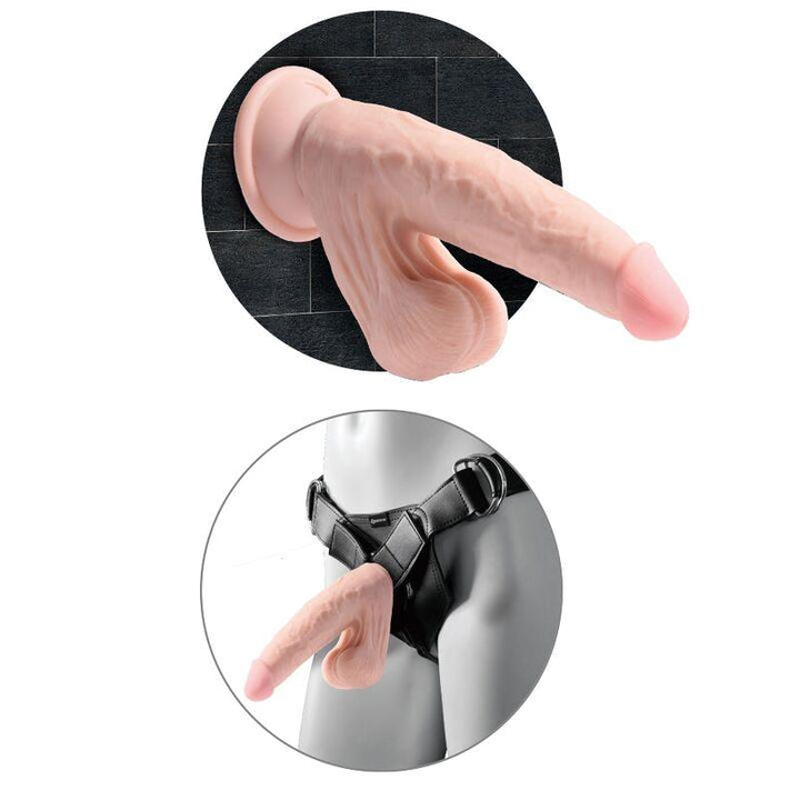 KING COCK - PLUS 3D DILDO SWINGING BALLS 12.7 CM - INTIM SPACE Online Sexshop