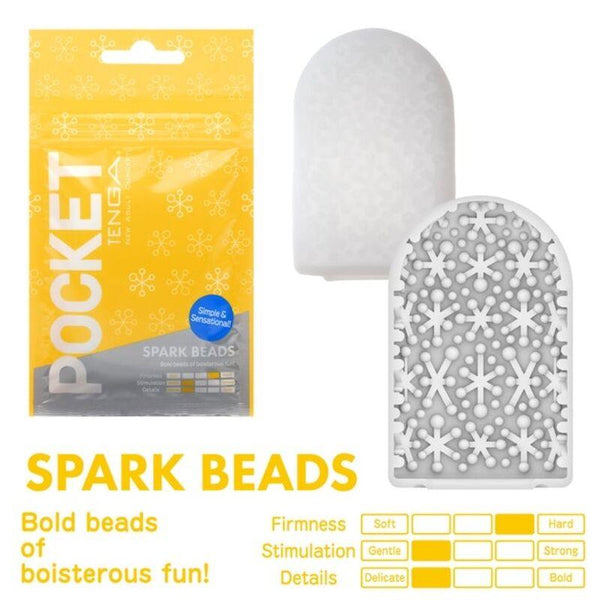 TENGA - SPARK BEARDS POCKET MASTURBATOR - INTIM SPACE Online Sexshop