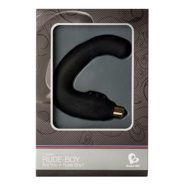 ROCKS-OFF - RUDE-BOY MNNLICHES G-SPOT-MASSAGER - V SCHWARZ - INTIM SPACE Online Sexshop