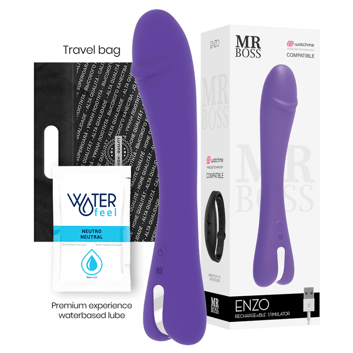 MR BOSS - ENZO VIBRATOR WATCHME DRAHTLOS-TECHNOLOGIE KOMPATIBEL - INTIM SPACE Online Sexshop