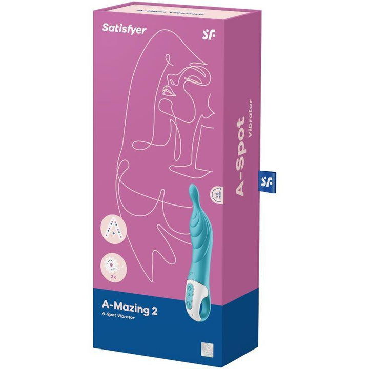 SATISFYER - AMAZING - ASPOT VIBRATOR TÜRKIS - INTIM SPACE Online Sexshop