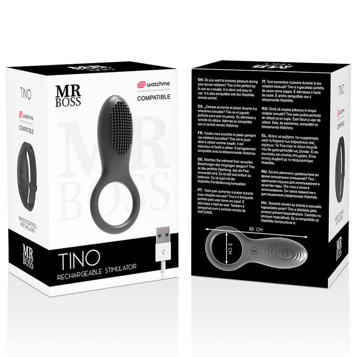 MR BOSS - TINO STIMULATORRING KOMPATIBEL MIT DER WATCHME WIRELESS-TECHNOLOGIE - INTIM SPACE Online Sexshop