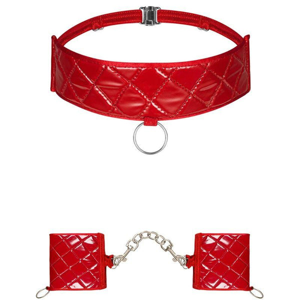 OBSESSIVE - HANDSCHELLEN UND HALSBAND VON HUNTERIA - INTIM SPACE Online Sexshop