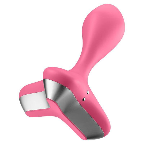 SATISFYER - GAME CHANGER PLUG VIBRATOR ROSA - INTIM SPACE Online Sexshop