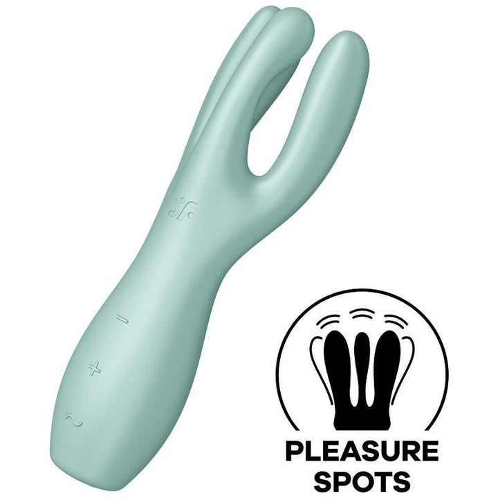 SATISFYER - THREESOME - VIBRATOR MINT - INTIM SPACE Online Sexshop