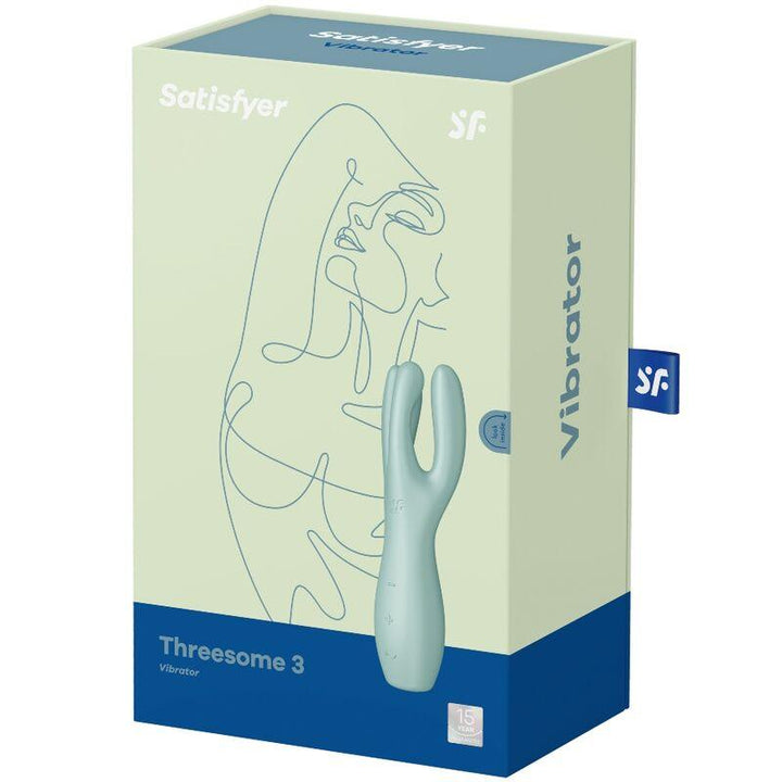 SATISFYER - THREESOME - VIBRATOR MINT - INTIM SPACE Online Sexshop