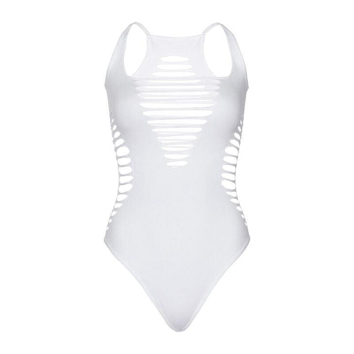 LEG AVENUE - BODY TANGA RACERBACK WEISS - INTIM SPACE Online Sexshop