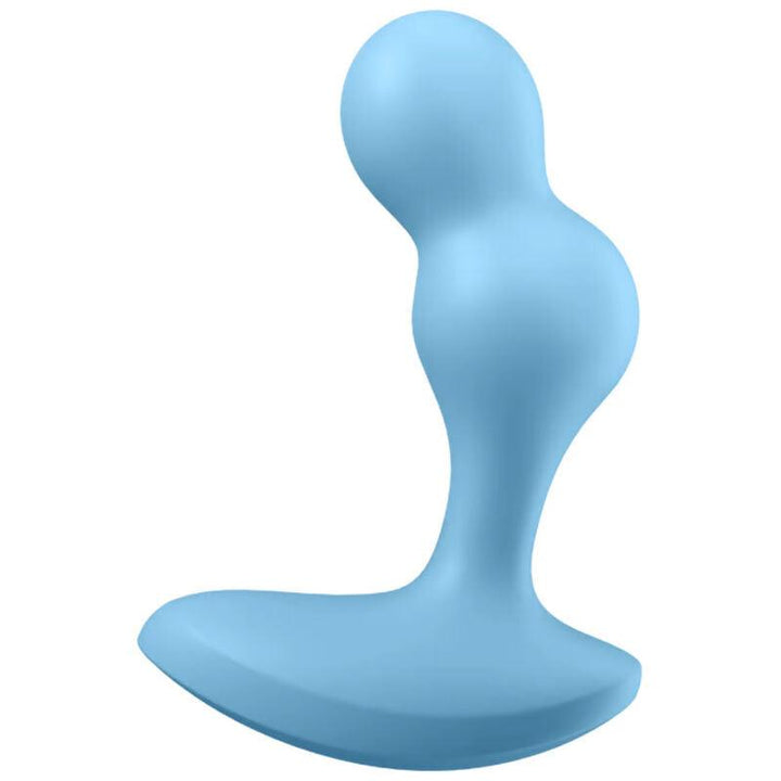 SATISFYER - DEEP DIVER VIBRATING PLUG APP BLAU - INTIM SPACE Online Sexshop