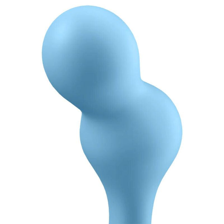 SATISFYER - DEEP DIVER VIBRATING PLUG APP BLAU - INTIM SPACE Online Sexshop