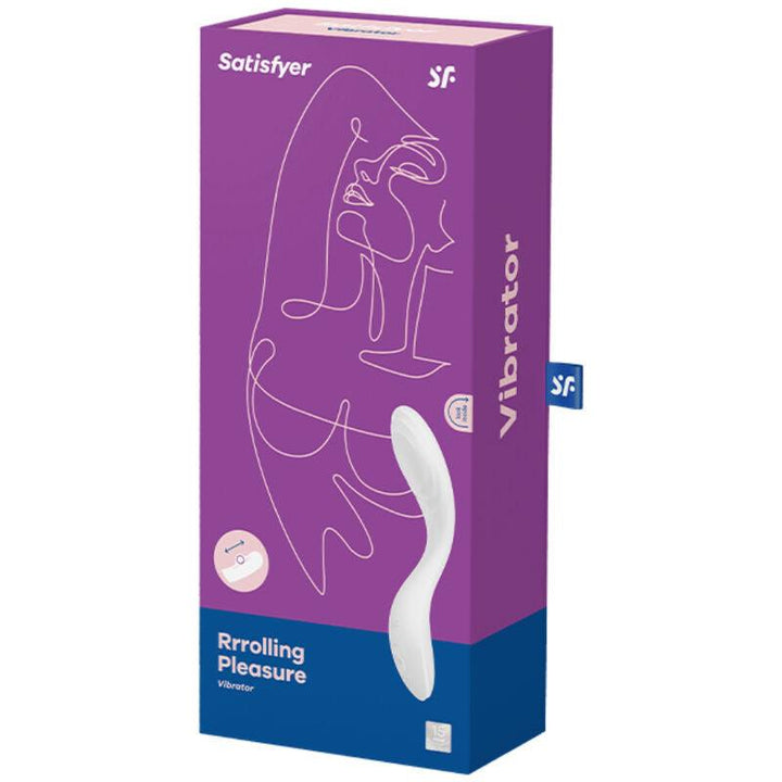 SATISFYER - RRROLLING PLEASURE GSPOT VIBRATOR WEISS - INTIM SPACE Online Sexshop