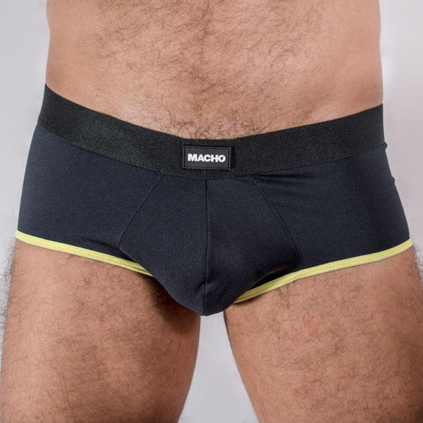 MACHO - MS24A KURZE UNTERHOSE DUNKELGELB L - INTIM SPACE Online Sexshop