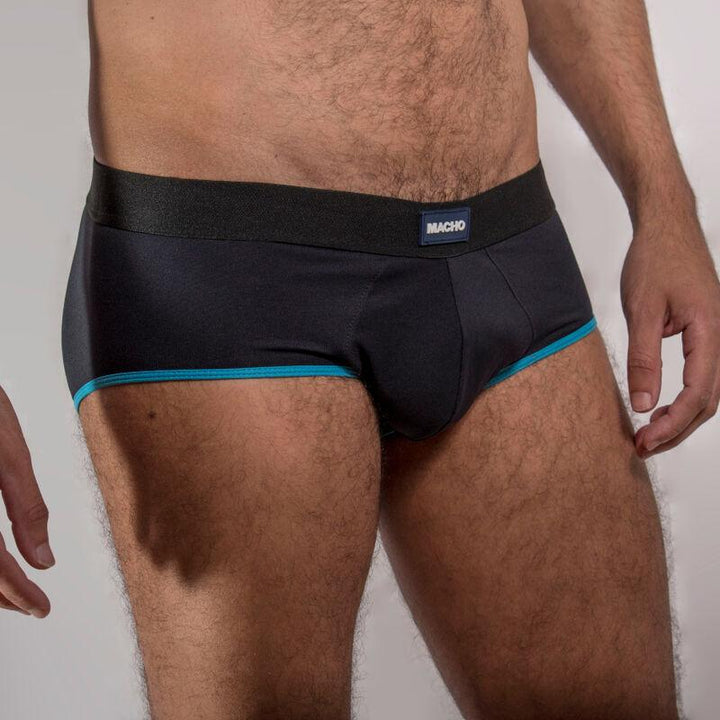 MACHO - MS24B KURZE UNTERHOSE DUNKELBLAU S - INTIM SPACE Online Sexshop