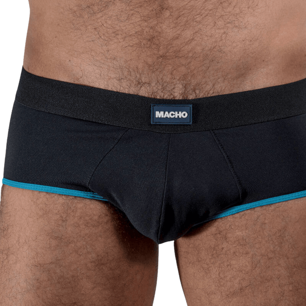 MACHO - MS24B KURZE UNTERHOSE DUNKELBLAU S - INTIM SPACE Online Sexshop