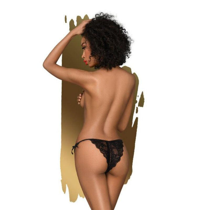 PENTHOUSE - TOO HOT TO BE REAL TANGA SCHWARZ S/M - INTIM SPACE Online Sexshop