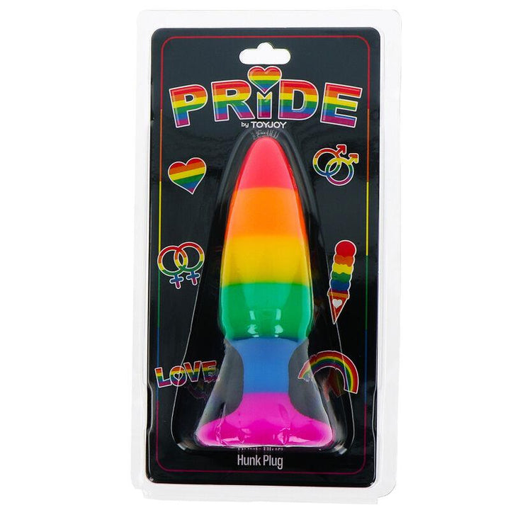 PRIDE - LGBT FLAG PLUG HUNK 10,5 CM - INTIM SPACE Online Sexshop