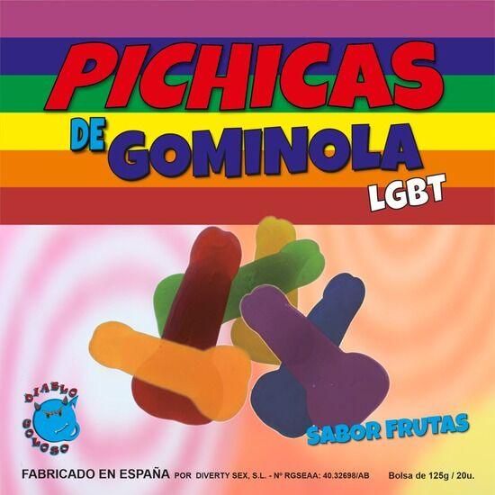 PRIDE - GUMMIBRCHEN PENIS FRÜCHTE LGBT - INTIM SPACE Online Sexshop