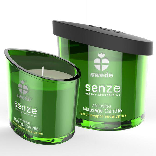 SWEDE - SENZE ERWECKENDE MASSAGEKERZE - ZITRONE, PFEFFER, EUKALYPTUS - INTIM SPACE Online Sexshop