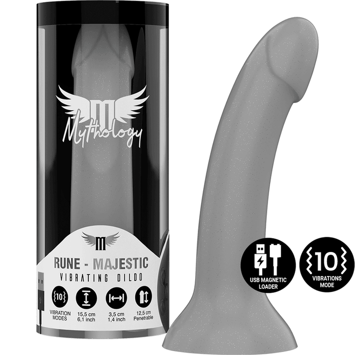 MYTHOLOGY - RUNE MAJESTÄTISCHE DILDO - ? VIBRATOR WATCHME WIRELESS TECHNOLOGY KOMPATIBEL - INTIM SPACE Online Sexshop