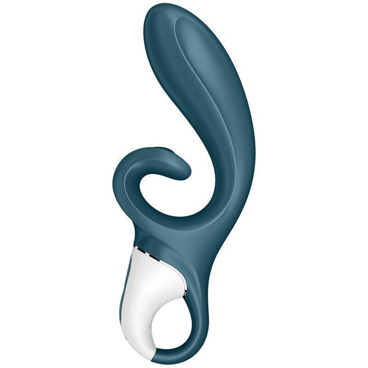 SATISFYER - HUG ME RABBIT VIBRATOR APP BLAU - INTIM SPACE Online Sexshop