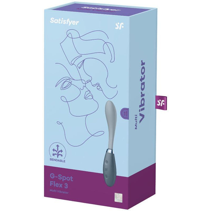 SATISFYER - G-SPOT FLEX - MULTI VIBRATOR GRAU - INTIM SPACE Online Sexshop