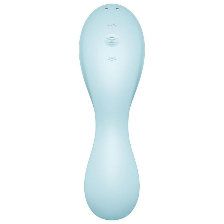 SATISFYER - CURVY TRINITY - AIR PULSE STIMULATOR - VIBRATOR APP BLAU - INTIM SPACE Online Sexshop