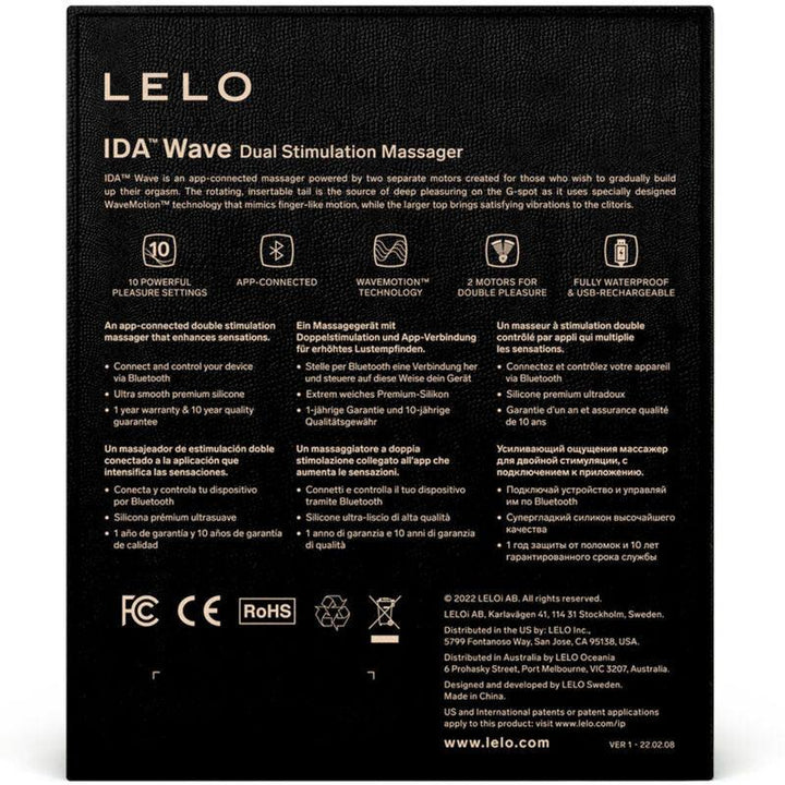 LELO - IDA WAVE CORAL PAARE MASSAGER - INTIM SPACE Online Sexshop