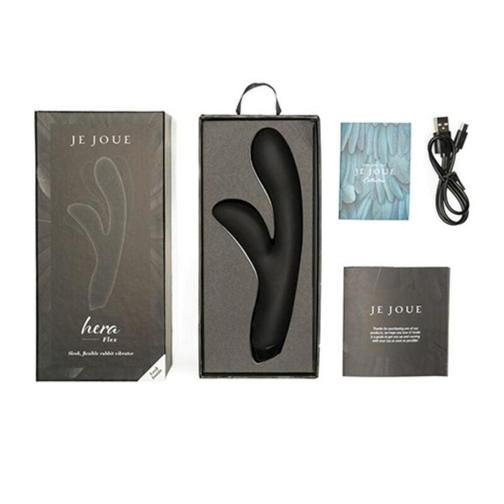 JE JOUE - HERA FLEX KANINCHENVIBRATOR - SCHWARZ - INTIM SPACE Online Sexshop