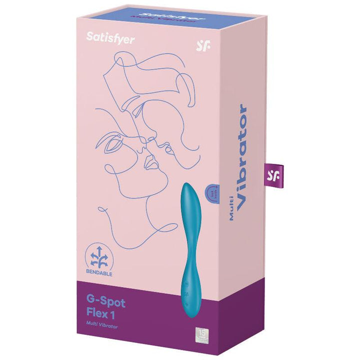 SATISFYER - G-SPOT FLEX - MULTIVIBRATOR BLAU - INTIM SPACE Online Sexshop