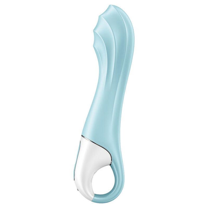 SATISFYER - AIR PUMP VIBRATOR 5+ AUFBLASBARE G-SPOT-VIBRATOR-APP BLAU - INTIM SPACE Online Sexshop