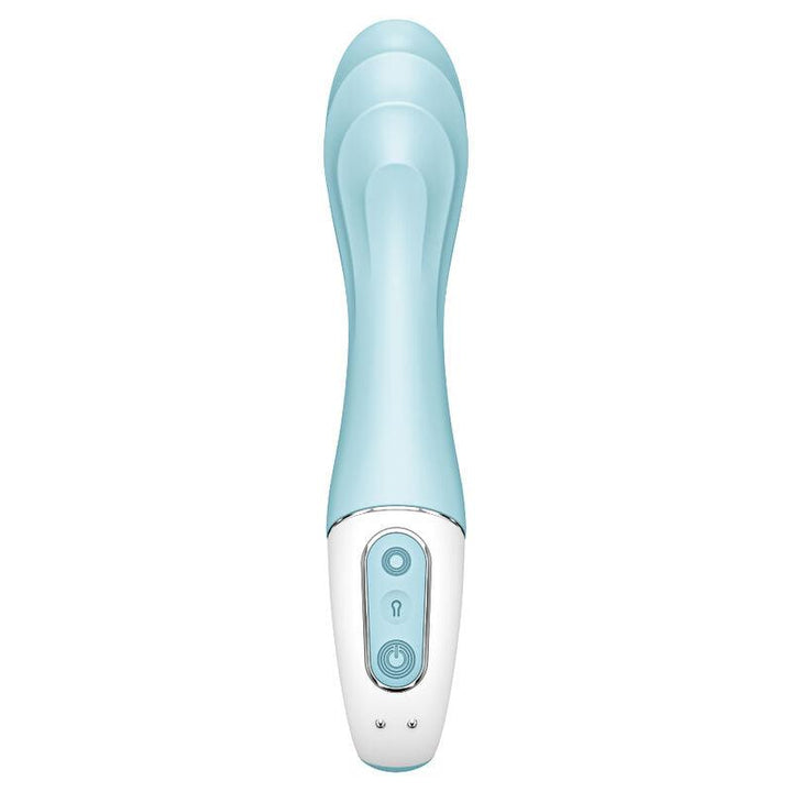 SATISFYER - AIR PUMP VIBRATOR 5+ AUFBLASBARE G-SPOT-VIBRATOR-APP BLAU - INTIM SPACE Online Sexshop