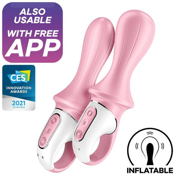 SATISFYER - AIR PUMP BOOTY 5+ AUFBLASBARER ANALVIBRATOR ROSA - INTIM SPACE Online Sexshop