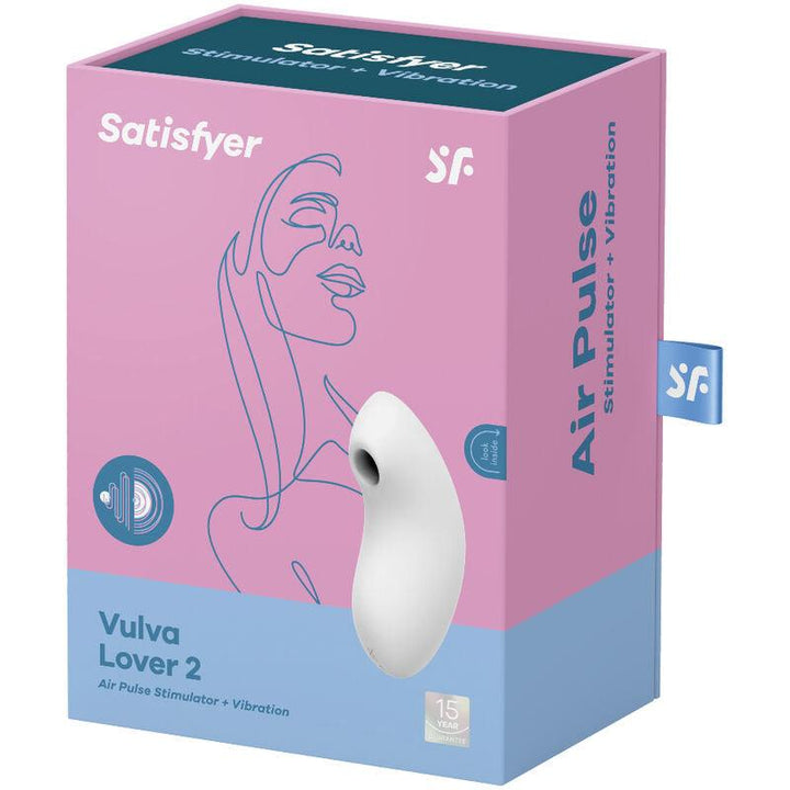 SATISFYER - VULVA LOVER - LUFTPULSSTIMULATOR - VIBRATOR WEISS - INTIM SPACE Online Sexshop