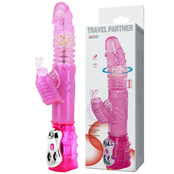 BAILE - TRAVEL PARTNER UP - DOWN ROTATOR HASE ROSA - INTIM SPACE Online Sexshop