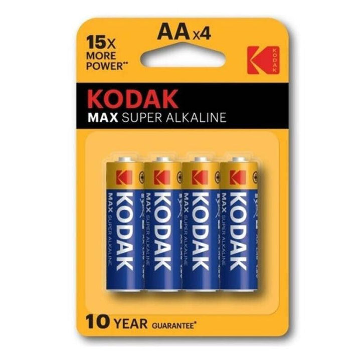 KODAK - MAX ALKALINE BATTERIE AA LR6 BLISTER - 4 - INTIM SPACE Online Sexshop